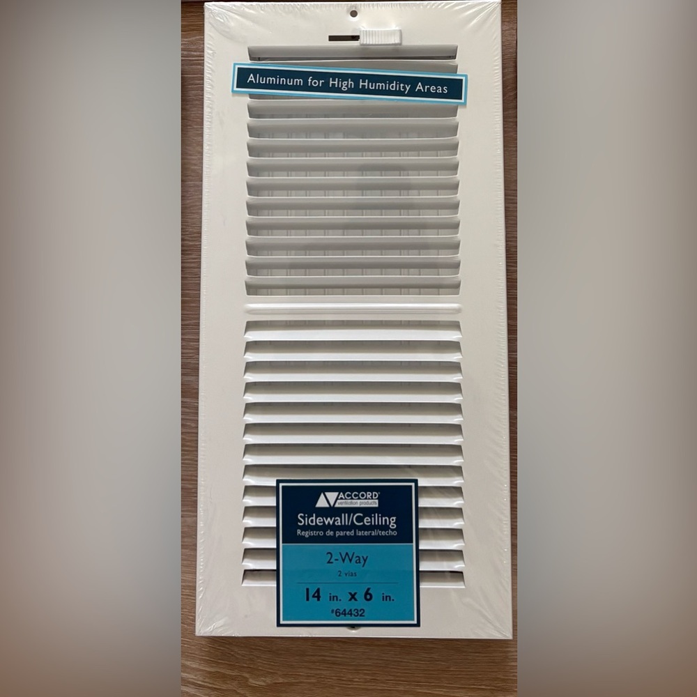 White Ventilation Grille